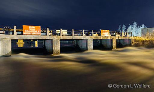 Detached Lock Overflow Dam_22583.jpg - Photographed along the Rideau Canal Waterway at Smiths Falls, Ontario, Canada.